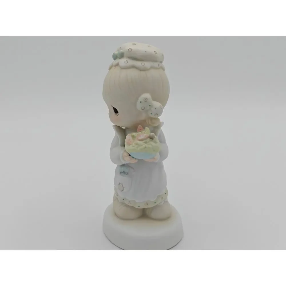 Precious Moments E 7157‎ There Is Joy In Serving Jesus Enesco Figurine 1981